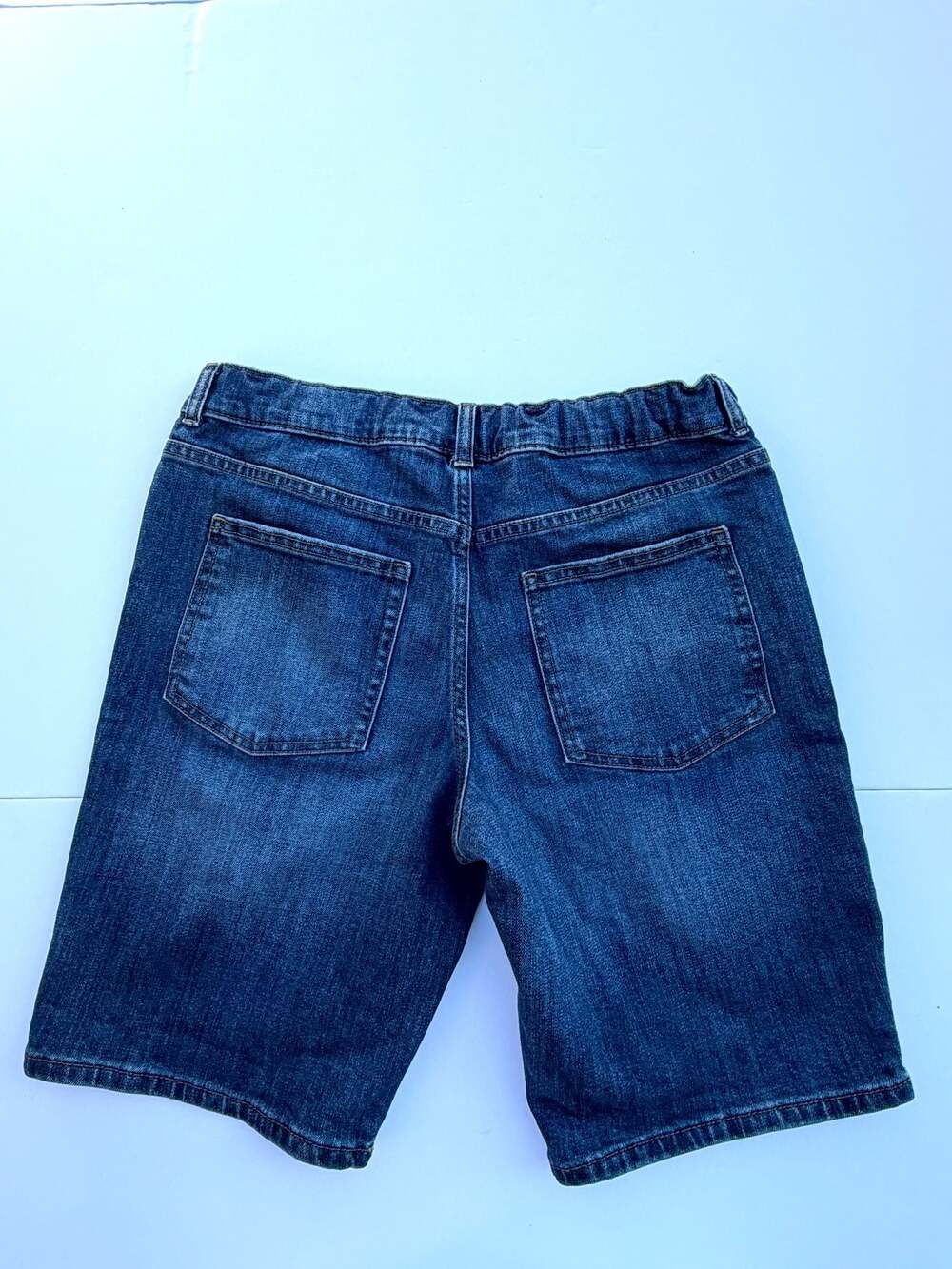 Wonder Nation Blue Denim Shorts Size 18 - Picture 3 of 4